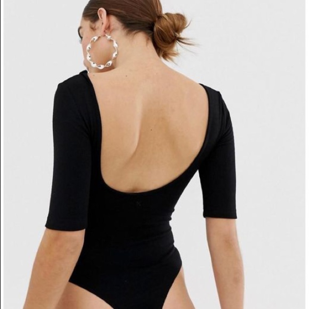 Collusion Black Bodysuit